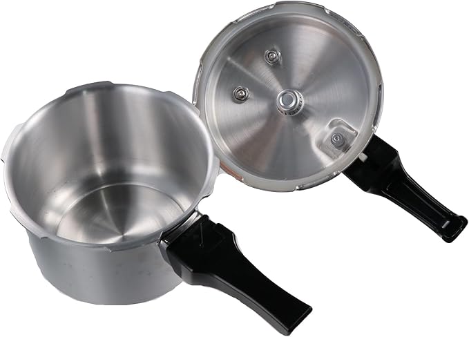 Leadigol Aluminum Pressure Cooker,18cm Bottom 3L Mini Pressure Cooker,w/Release Valve Aluminum Canning Cooker Pot,Stove Top Fast Cooking,for Gas Stove Induction Cooker