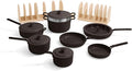 Our Place 17-Piece Essentials Complete Cookware Set - Ceramic Fry Pans, Saucepans, Sauté Pan, Stock Pot, Strainer Basket & Modular Storage | Thermakind™ Nonstick, Oven Safe up to 450°F | Char