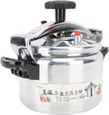 Yoidesu Quart Pressure Cooker, Aluminum Pressure Cooker Pot with Pressure Gauge and Cooking Rack for Family or Commercial Use (5L)