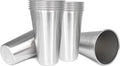 24OZ 12pack Stainless Steel Pint Cups Shatterproof Cup Unbreakable Tumblers -Metal Cups - Stackable Durable cup，Chilling Beer Glasses, for Travel, Outdoor, Camping, Everyday，Restaurant
