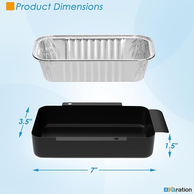 Grease Pan for Charbroil 9328812P06 G416-0015-W1 Grease Catcher with 15-Pack Aluminum Disposable Drip Pan for Charbroil Performance 463331221 463365021 and More