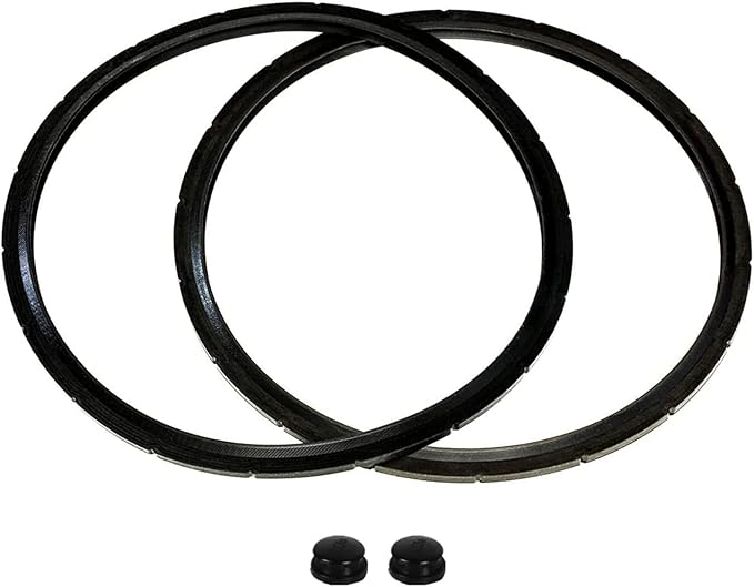 2-Pack 09924 Pressure Canner Sealing Ring & Overpressure Plug for Presto 0128206 0128202 0128203 0128204 0128303 0126306 Pressure Cooker 6 8 Quart Cooker Pressure Canner Parts