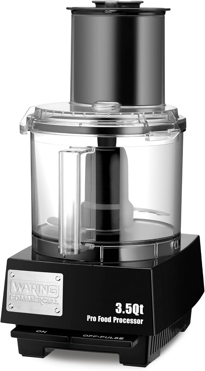Waring Commercial WFP14S Food Processor, 3-1/2-Quart, Clear 120V, 5-15 Phase Plug
