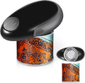 Electric Can Opener, Automatic Hands-Free Can Opener, Ergonomic Non-Slip Grip, Black