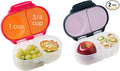 b.box Snack Box (2-pack) Reusable Snack Containers with Lids – Bento Box for Kids & Toddlers, Leakproof Lunch Box, BPA-Free and Dishwasher Safe Snack Container (S'shake + Indigo Rose, 1 3/4 Cup)