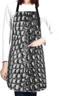 Snakeskin Aprons Cool Aprons with Pockets and Adjustable Mens Apron for Gardening Cooking Kitchen