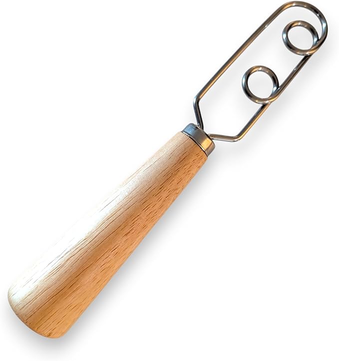 Sourdough Starter Stirring Hook | Improve the Mixing Standard Of Your Starter For Better Baking Results | Up Your Sourdough Starter Game | New England Sourdough Starter Co. (8 inches - Short Handle)