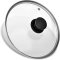 Tempered Glass Lid for Instant Pot 6 Quart, 9.1 Inch,Pressure Cooker Accessories,Replacement Parts for Instant pot,Heat Resistant Silicone Handle and Stainless Steel Rim