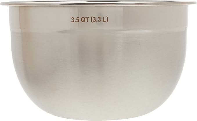Tovolo Stainless Steel Mixing Bowls, 3.5 Qt - Metal Nesting Mixing Bowl with Rounded Lip for Easy Pour & Minimal Mess - Large & Small Dishwasher Safe Kitchen Supplies for Prep & Cooking