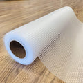 EVALAND Shelf Liners for Kitchen Cabinets Non-Adhesive 23.6" x 20 FT Clear Drawer Liner Non Slip, Washable Cabinet Liner, Waterproof Shelf Liners for Cabinets, Refrigerator Bathroom Pantry Cabinet Mat