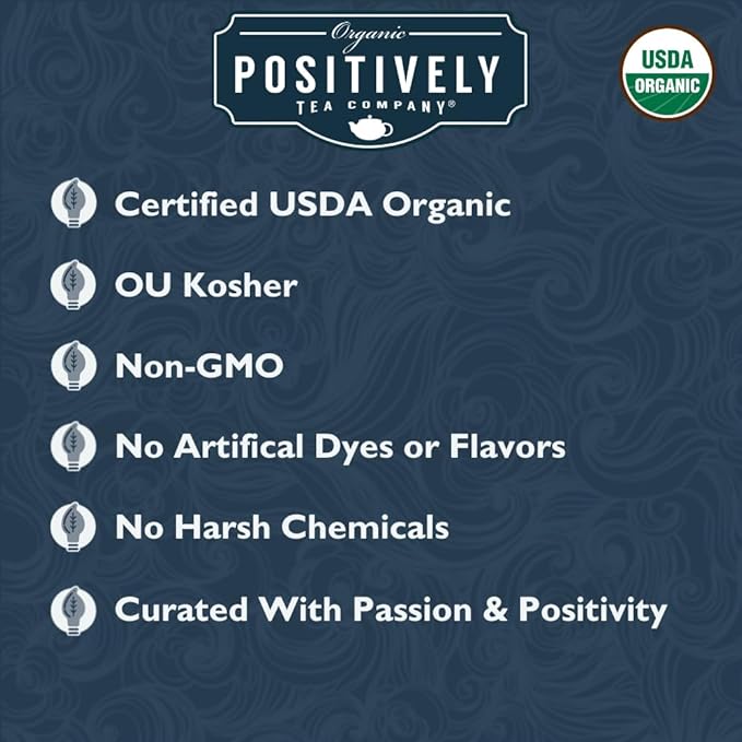 Organic Positively Tea Company, Dessert Tea Sampler, Loose Leaf, 4 Ounce, 3 Pack