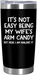 Christmas Birthday Gifts For Husband from Wife - 20 oz Stainless Steel Insulated Coffee Tumbler with Lid - Anniversary Wedding Gifts Gifts for Him Men Husband from Wife, Presents for Men