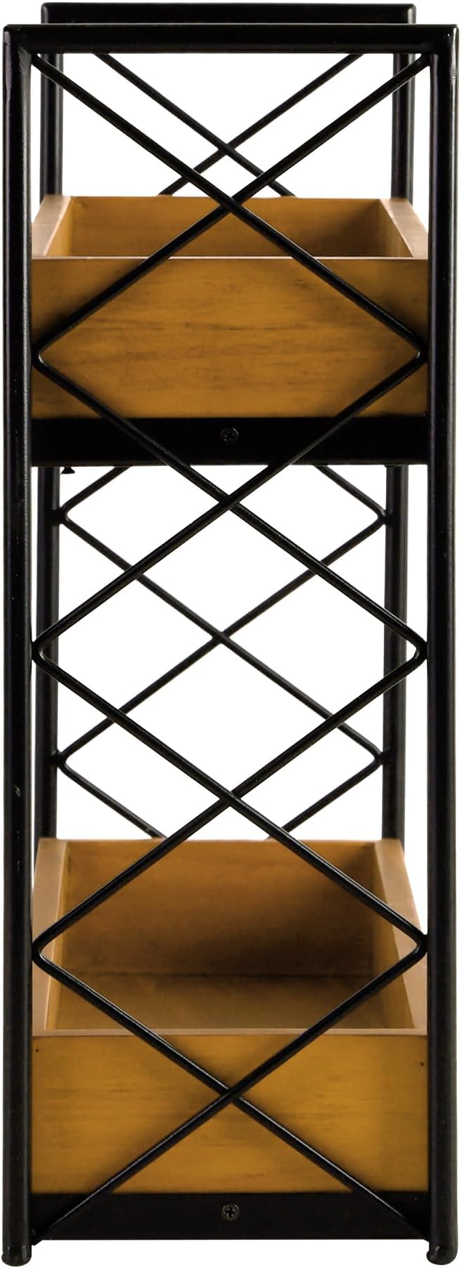 Spice Rack for Countertop 2 Tier Wooden Spice Shelf Organizer for Kitchen Cabinet, Counter or Pantry Space Saving Free Standing Spice Holder for 28 Jars, Brown