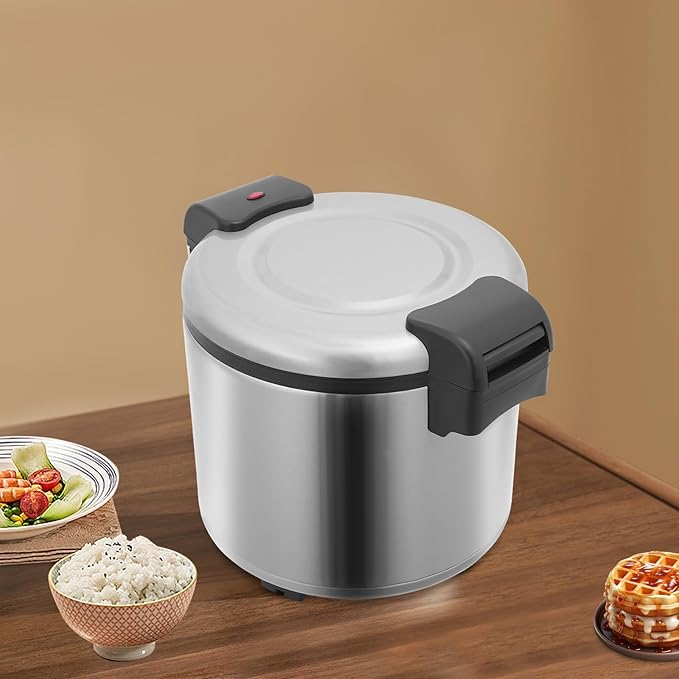 24.3qt/23L Commercial Rice Warmer, 105W Electric Constant Temperature Soup Warmers Non-Stick Pot Sushi Rice Warmer for Restaurant Party Family, Warm Function Only, NOT Cooker
