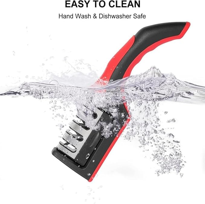 Kitchen Knife Sharpener Tungsten Steel 4 in 1 Professional Kitchen Knife Sharpener Ergonomic, Easy to Use Scissor Sharpening Set with Four-Level Sharpening Slots, Safe and Sharp 2 packs