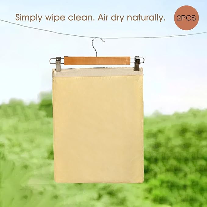 Reusable Bread Bags for Homemade Bread (XL,2 Pack) - Pure cotton Beeswax, Sourdough, Beeswax Bag,Storage Bag, Fresh and refrigerable, New Upgrade Food Storage Bag