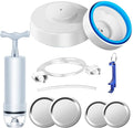 Mason Jar Vacuum Sealer Kit with Accessory Hose for Wide and Regular Mouth Jars, Manual Portable Vacuum Pump and Lid Opener