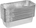 Drip Pans Compatible with Charbroil Grills 9328812P06 Foil Liner 30-Pack l Fits Char Broil Grease Tray G416-0015-W1, Disposable Aluminum Foil 7.6" L x3.4 W x1.7 D