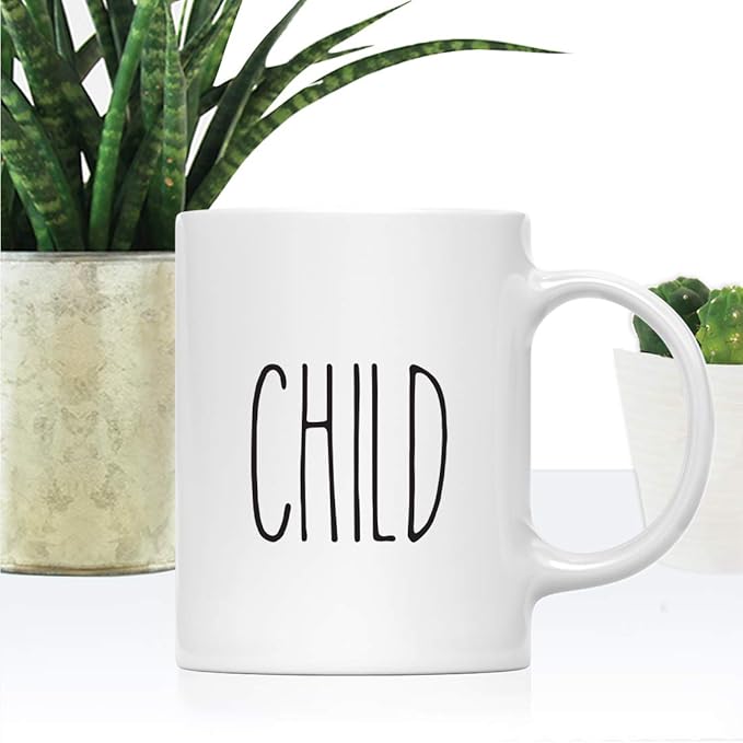 Andaz Press Simple Rustic Farmhouse Kitchen Decor 11oz. Ceramic Coffee Tea Mug Gift, Child, 1-Pack