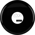 PLASTICPRO [30 Pack 10.6 Plastic Party Plates Edge Collection Black Premium heavyweight Elegant Disposable Tableware Dishes Black