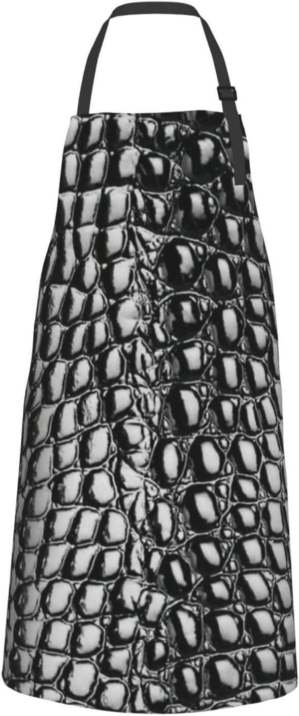 Snakeskin Aprons Cool Aprons with Pockets and Adjustable Mens Apron for Gardening Cooking Kitchen
