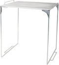 Locker Organizer Shelf Stackable Extra Locker Shelf for School Locker Organizer Storage Cabinet Accessories Suitable for School, Office, and Home use (1, Grey)