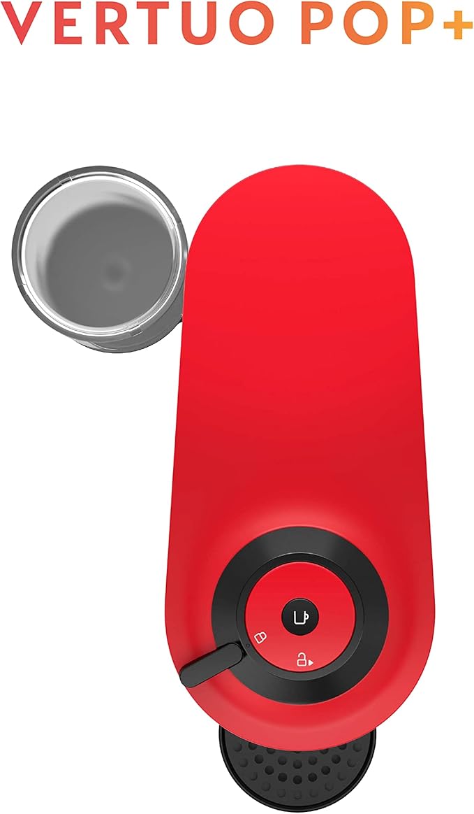 Nespresso Vertuo Pop+ Coffee and Espresso Maker by Breville, Spicy Red