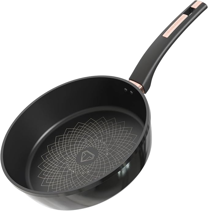 Sunhouse Aluminum Frying Pan (Titanium, 12 Inch)