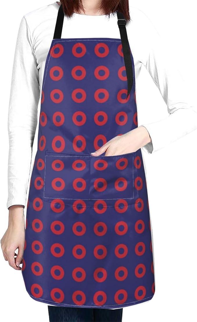 Apron Bib with 2 Pockets and Adjustable Neck Waterproof Kitchen Cooking Gardening Chef Aprons for Women Men