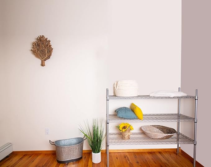 Omega 14" Deep x 30" Wide x 63" High 3 Tier Gray Starter Shelving Unit