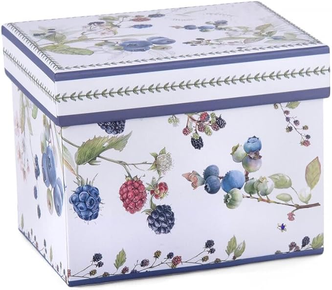 Wild Berries Bone China Big Belly Mug 16.23 fl oz.(480ml) in Gift Box, Coffee Tea Mug