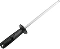 SHARPAL 117N Professional Kitchen Knife Sharpening Honing Steel Sharpener Rod Restore Blade Quickly(10 Inch)