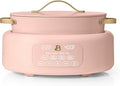 Beautiful 10-in-1 Electric MultiCooker 6 Quart - Programmable Slow Cooker, Sous Vide, Rice Cooker - Sleek Touch Timer & Delayed Start - Kitchen Appliance by Drew Barrymore (Rose)