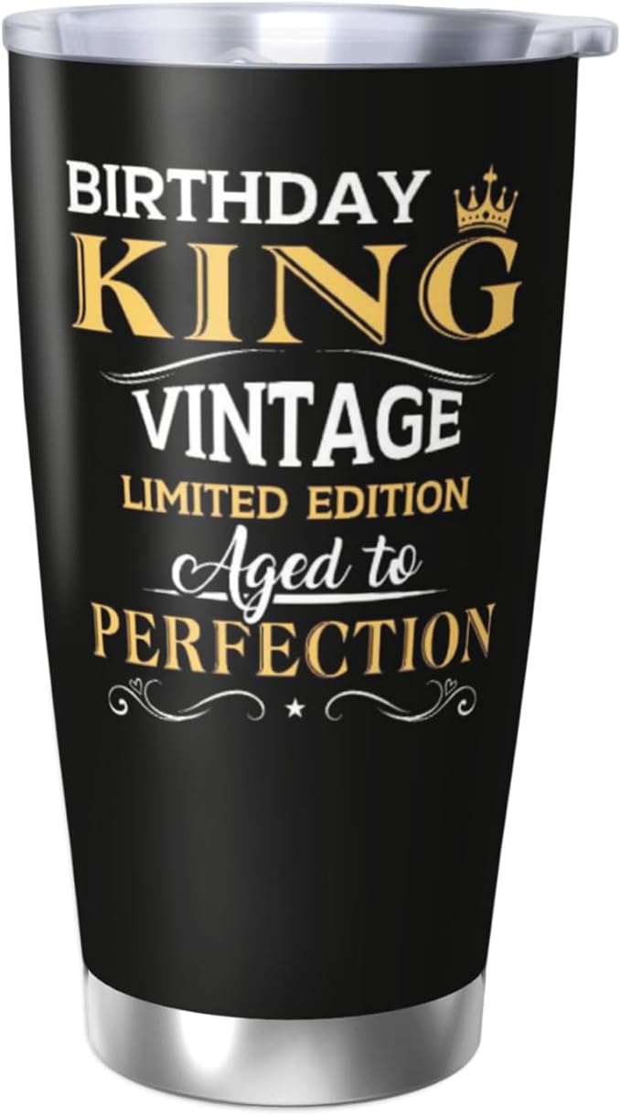 100th Birthday Gifts for Him, 100th Birthday Gifts for Men, Gift for 100 Year Old Man Tumbler, 20oz Coffee Tumbler, 100 Year Old Gifts for Men Coffee Mugs
