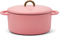 Great Jones Dutch Baby Dutch Oven with Lid (Taffy, 3.5-Quart) | Enameled Cast Iron, Round Shape | Safe for Stovetops & Ovens up to 500°F | Space-Saving & Dishwasher-Friendly | Small-Batch Cooking