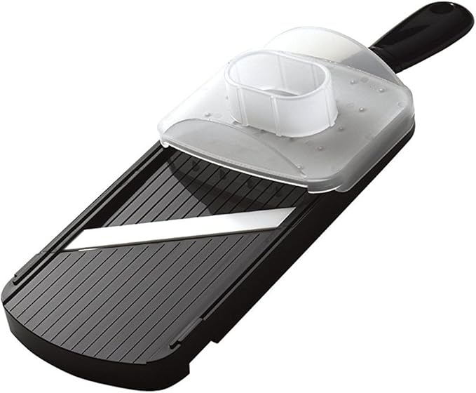 Kyocera Advanced Ceramic Adjustable Mandoline Vegetable Slicer with Handguard-Black