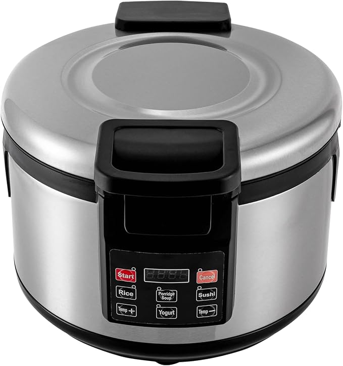20qt/19L Commercial Rice Warmer, 110W Electric Adjustable Temperature Soup Warmers Non-Stick Pot Sushi Rice Warmer for Restaurant Party Family, Warm Function Only, NOT Cooker