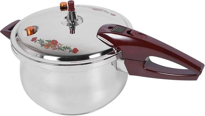 Generic Pressure Cooker, 80KPA Stainless Steel Pressure Canner Pressure Cooker with Ergonomic Handle for Induction Cooktops, Gas Cooktops, Open Flames Using (6L), Genericgw5tu3c8sd-11