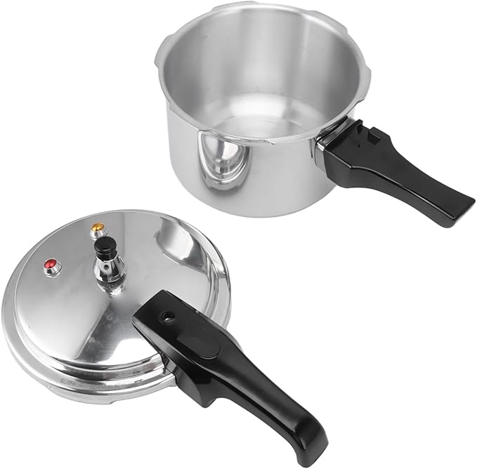 Stainless Steel Pressure Cooker, Reliable Performance for Cooking Various Foods 3L Food Grade Stainless Steel Pressure Cooker for Gas Stove