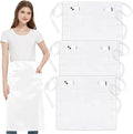 3 Pack Waist Apron with 3 Pockets, Unisex Black Waiter Aprons, Water Resistant Server Aprons for Restaurant Chef Bar