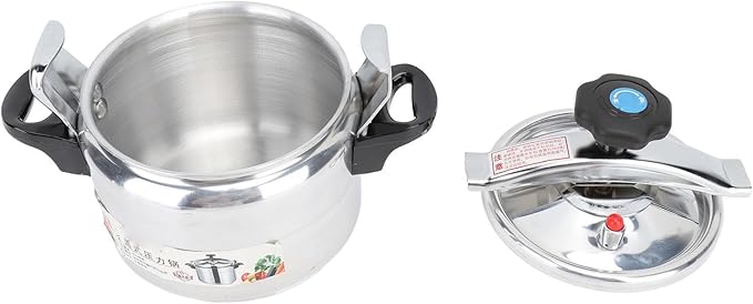 Haofy Large Capacity Pressure Cooker, Aluminum Alloy, Quick Cooking, Anti Stick Coating, Safety Design, Thickened, Commercial Household Use (3L)