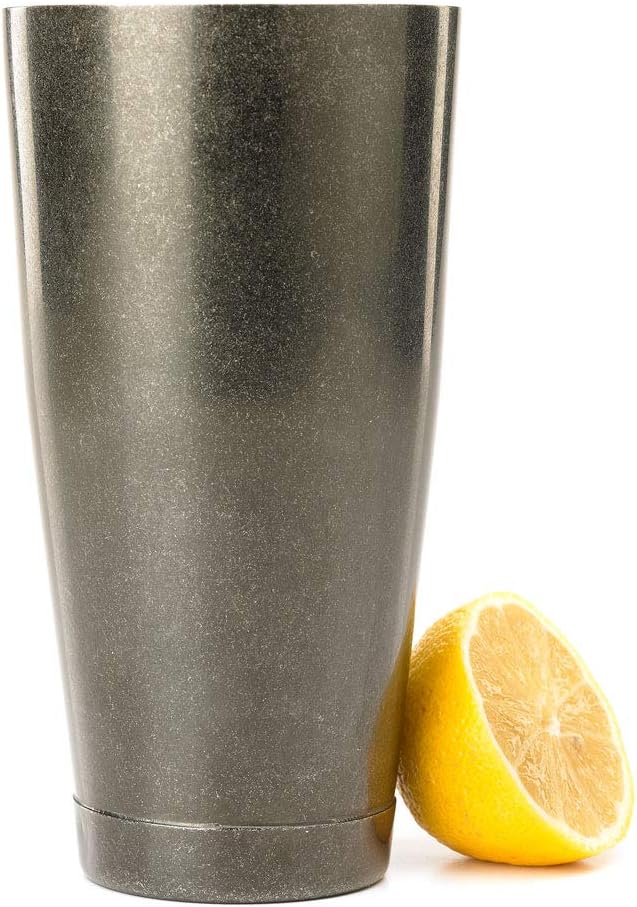 Barfly Cocktail Tin, Large 28 oz (828 ml), Vintage Black