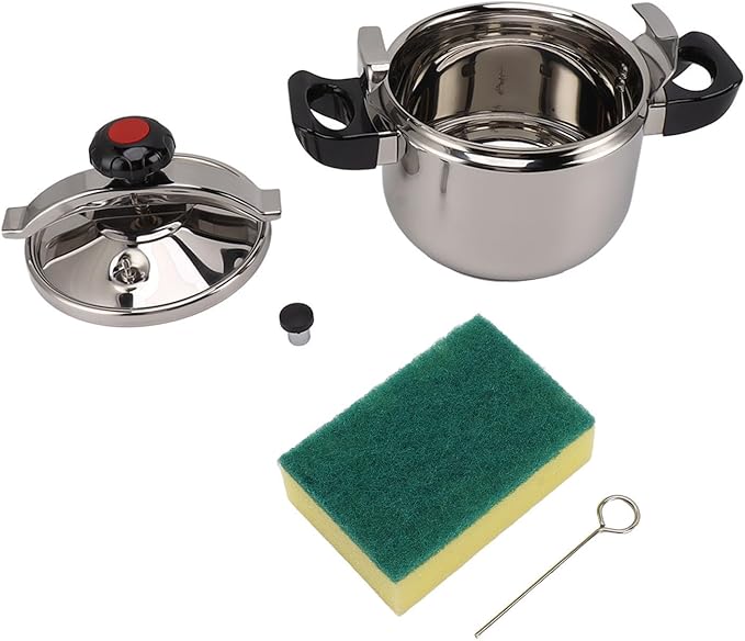 Pressure Cookers, Stainless Steel Pressure Cooker Slow Cooker High Speed Stove Top Pressure Cooker Instant Fast Cooking Pot (9L)