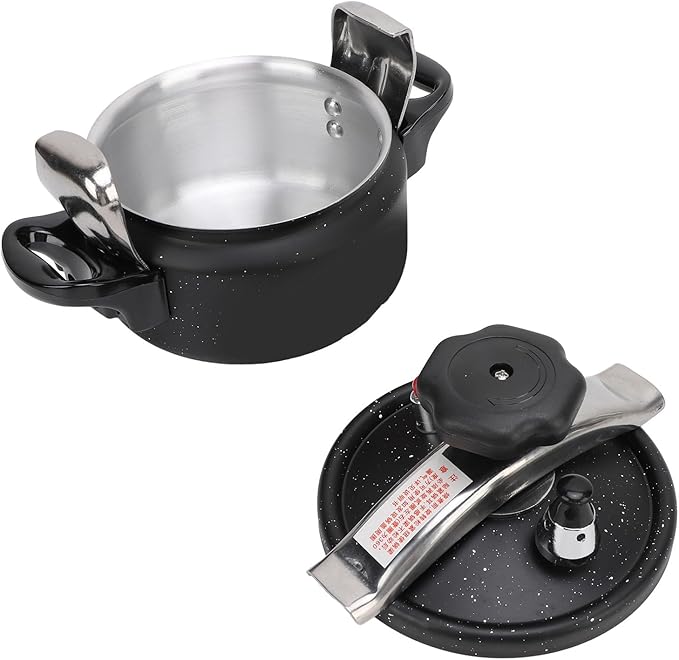 Aluminum Pressure Cooker, Home Explosion Proof Cookware Pressure Canner, Large Capacity Stovetop Pressure Cooker for Gas Stove Induction Cooker (2L)