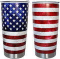 BOFILL American Flag Tumbler 20oz,4th Of July Memorial Day Veteran Day Gifts Stainless Steel Insulated Tumblers Mug