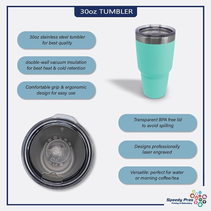Tumblera Tumblers Travel Mugs Happy Birthday to You A Alphabet & Monograms Birthday Insulated Drinkware Personalized Tumbler Cups Coffee Tumbler Engraved Stainless-Steel 30 Oz Chill Design Only