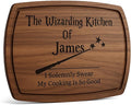 Personalized Wizard Kitchen Cutting Board Custom Engraved Wooden Charcuterie Board Funny Gift For Couples Handmade Charcuterie Tray Christmas Gift For Family Kitchen Decor Ideal For Holidays