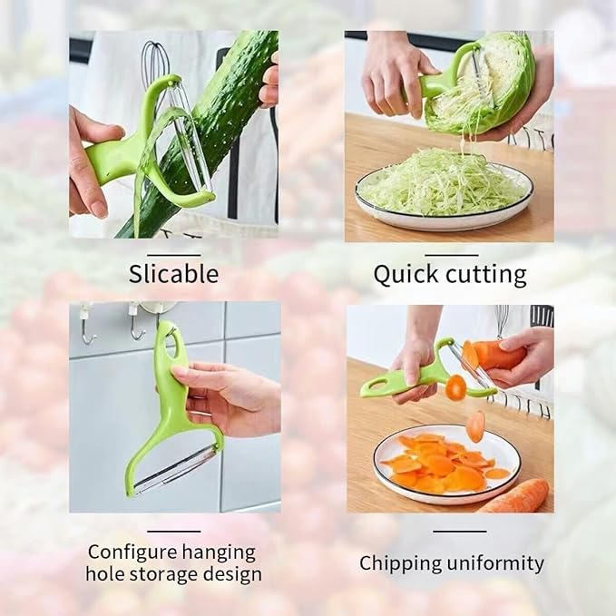 2Pcs Stainless Steel Potato Peeler Cabbage Lettuce Head Grater Shredder Slicer Salad