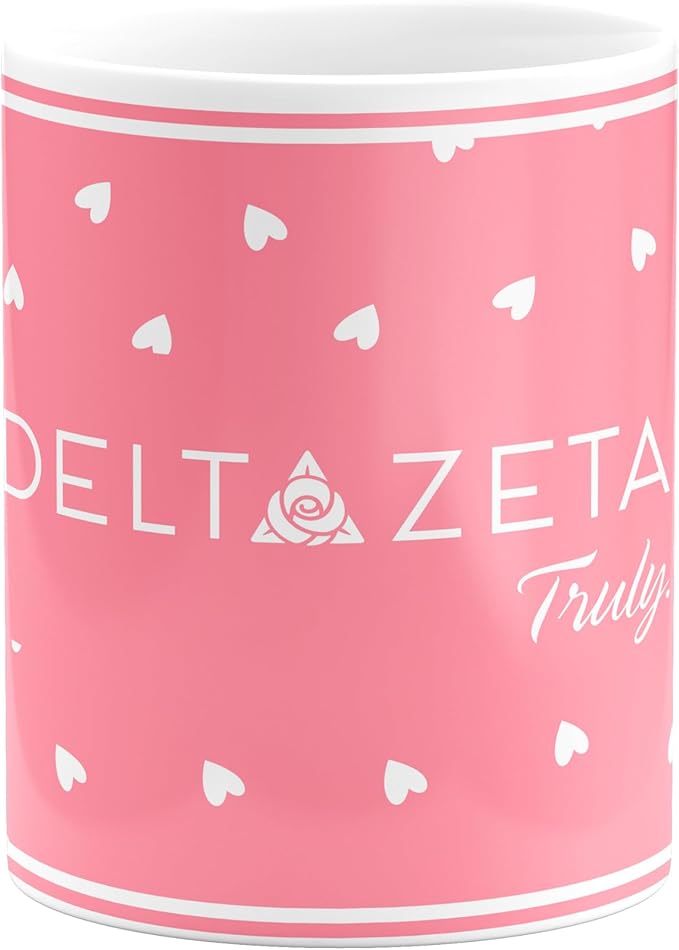 Delta Zeta Ceramic Coffee Mug 11 OZ Tea Cup (Delta Zeta # 11)