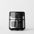 Emerson SmartVoice 5.3QT 6-in-1 Air Fryer, 1000+ Voice Control Commands, 100+ Recognized Food, No APP, No WIFI, No Setup, Nonstick Basket, Air Fry, Bake, Reheat, Dehydrate, 1500W